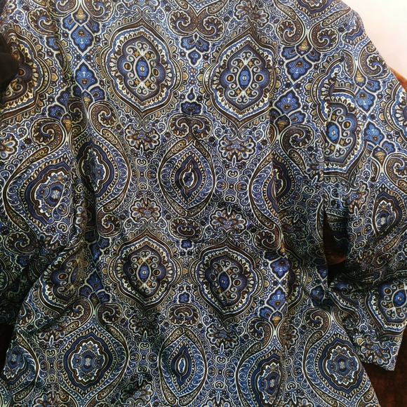 Silk 90s paisley blazer just WOW! - Picture 5 of 5